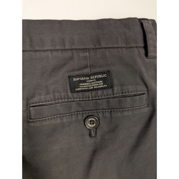 Banana Republic Fulton Skinny Chino Pants Mens 34 x 34 - Picture 8 of 13